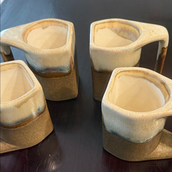 Vintage Stoneware Mug Set by Artist Rodolfo Padilla - Picture 5 of 5